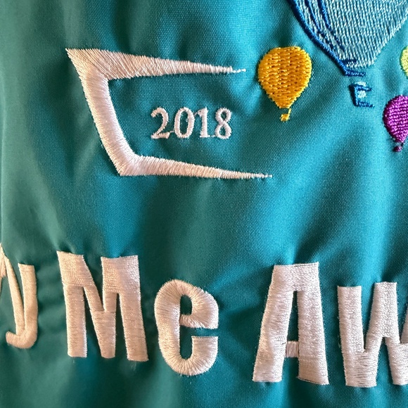 Albuquerque International Balloon Fiesta 2018 Winter Coat & Vest Turquoise Sz L - Picture 5 of 16